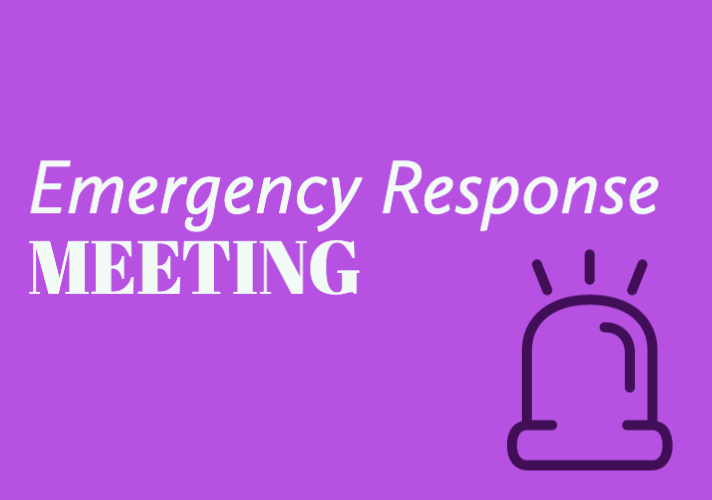 Emergency Response Meeting graphic