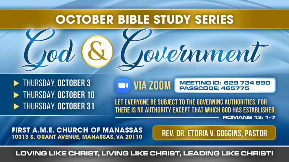 October Bible Study Series