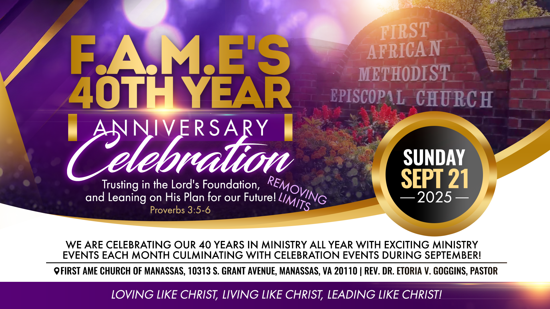 FAMES 40th Year Anniversary Celebration