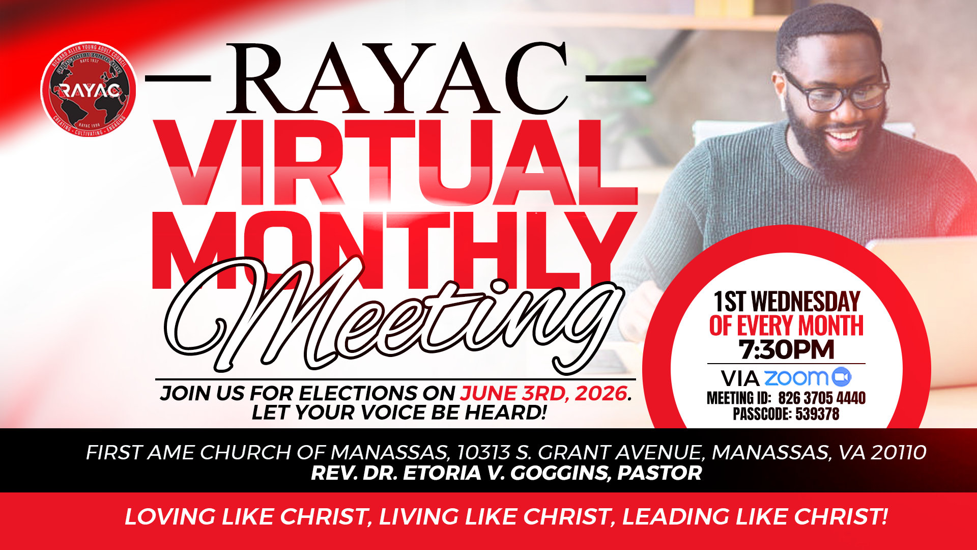 RAYAC Virtual Monthly Meeting